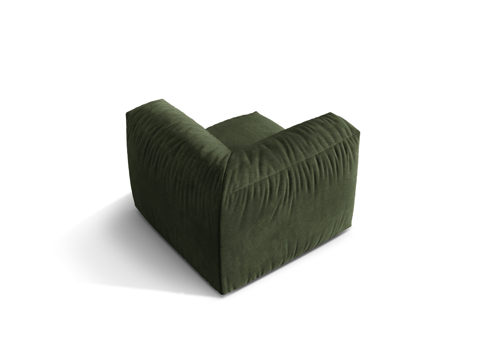 Entdecken Sie den Martina Velour Modul Armless 1 Sitzer von Micadoni – ideal für kompakte Wohnräume. Stilvolles Design und optimaler Komfort vereint!