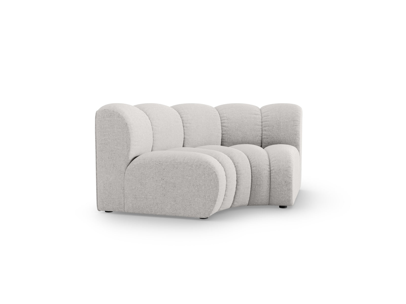 Lupine Modul Corner 1 Sitzer in Light Grey präsentiert im Onlineshop von KAQTU Design AG. Modulares Sofa ist von Micadoni