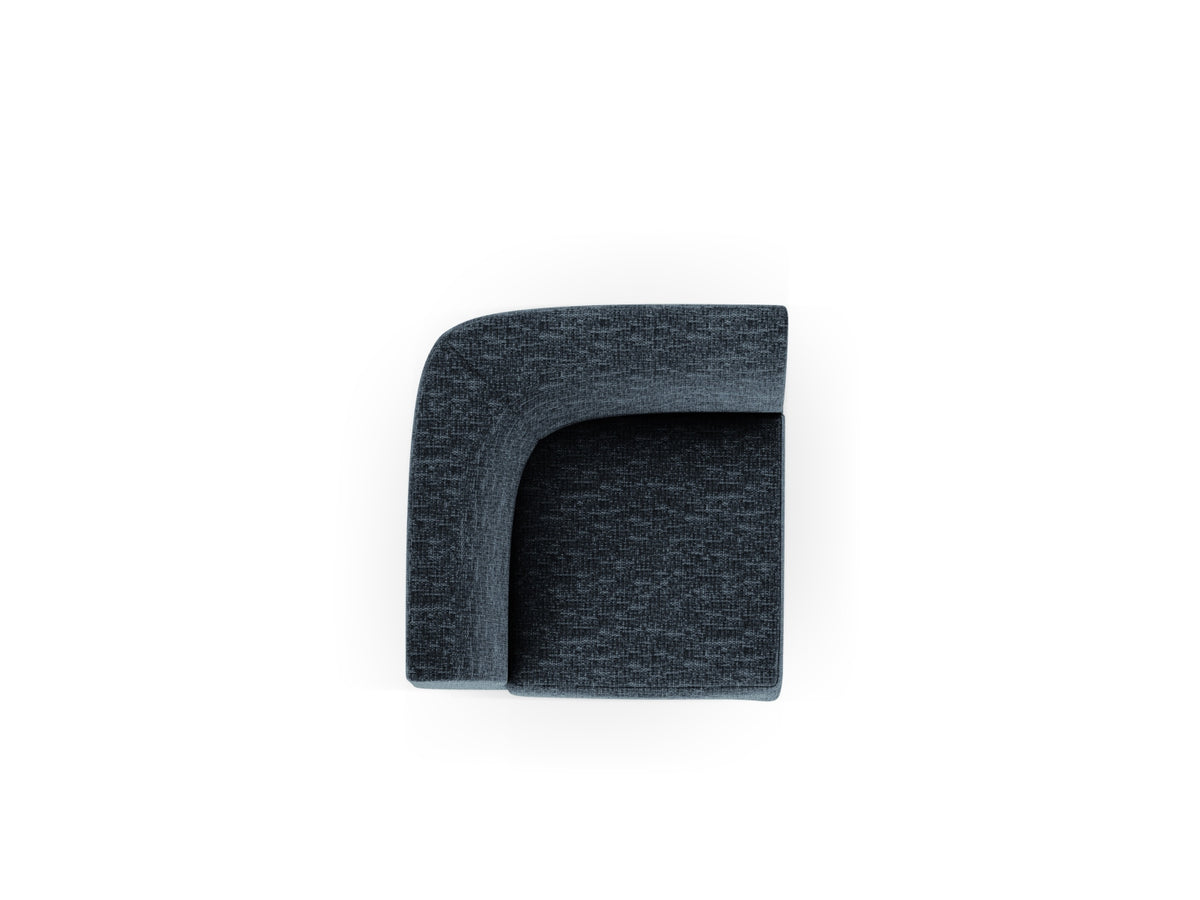 Miley Corner Modul 1 Sitzer in Royal Blue-Haga präsentiert im Onlineshop von KAQTU Design AG. Modulares Sofa ist von Micadoni
