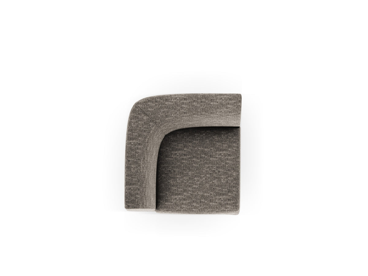 Miley Corner Modul 1 Sitzer in Grey-Haga präsentiert im Onlineshop von KAQTU Design AG. Modulares Sofa ist von Micadoni