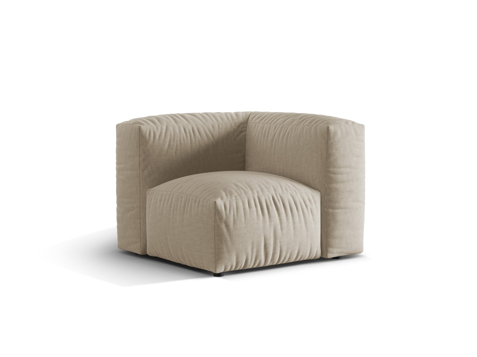 Martina Modul Armless 1 Sitzer in Light Beige präsentiert im Onlineshop von KAQTU Design AG. Modulares Sofa ist von Micadoni