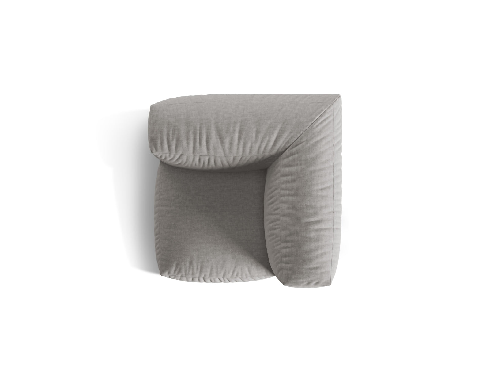 Martina Modul Armless 1 Sitzer in Light Grey präsentiert im Onlineshop von KAQTU Design AG. Modulares Sofa ist von Micadoni