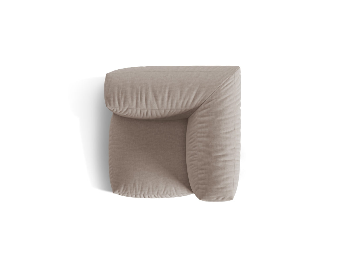 Martina Modul Armless 1 Sitzer in Dark Beige-Boston präsentiert im Onlineshop von KAQTU Design AG. Modulares Sofa ist von Micadoni