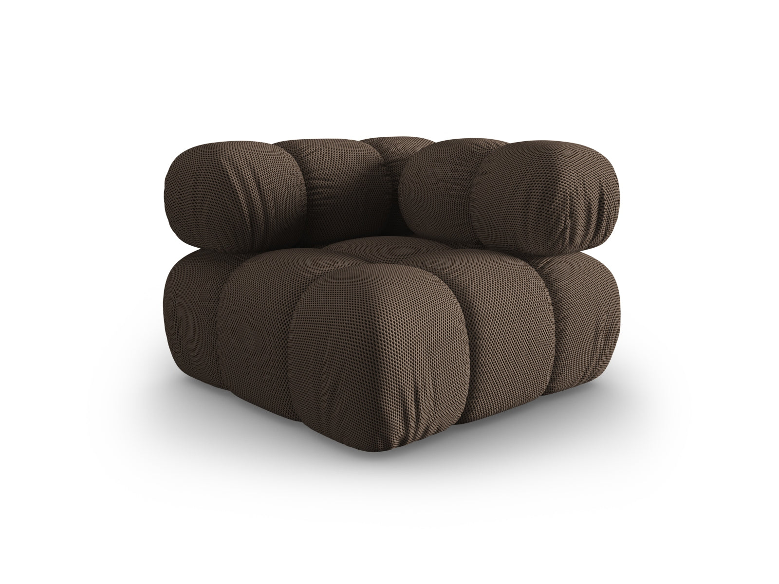 Bellis Corner Modul 1 Sitzer in Brown-Sonic präsentiert im Onlineshop von KAQTU Design AG. Modulares Sofa ist von Micadoni