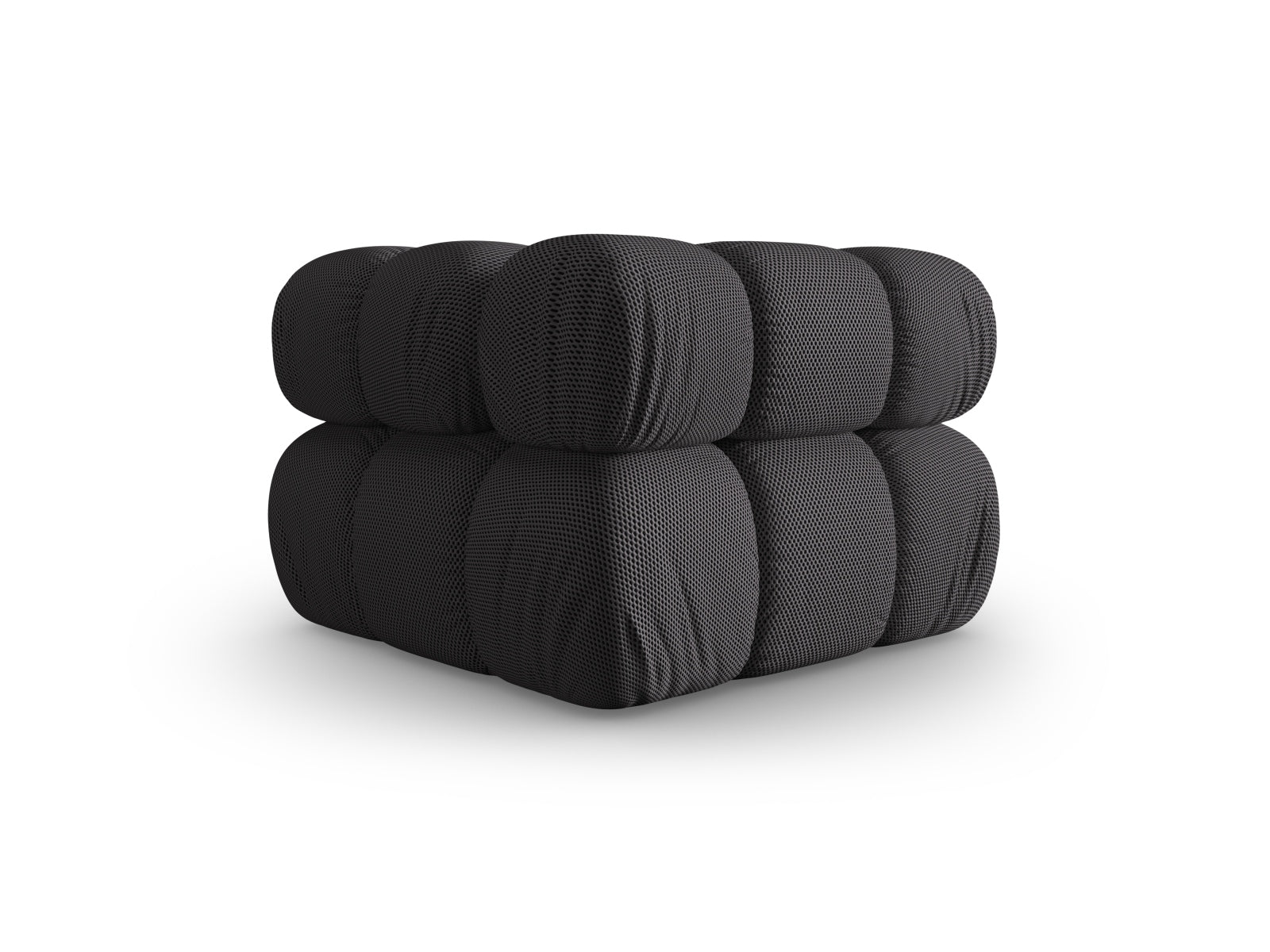Elegantes Bellis Corner Modul 1 Sitzer in Espresso-Sonic, ideal für individuelle Sofa-Arrangements und modernen Wohnstil von Micadoni.