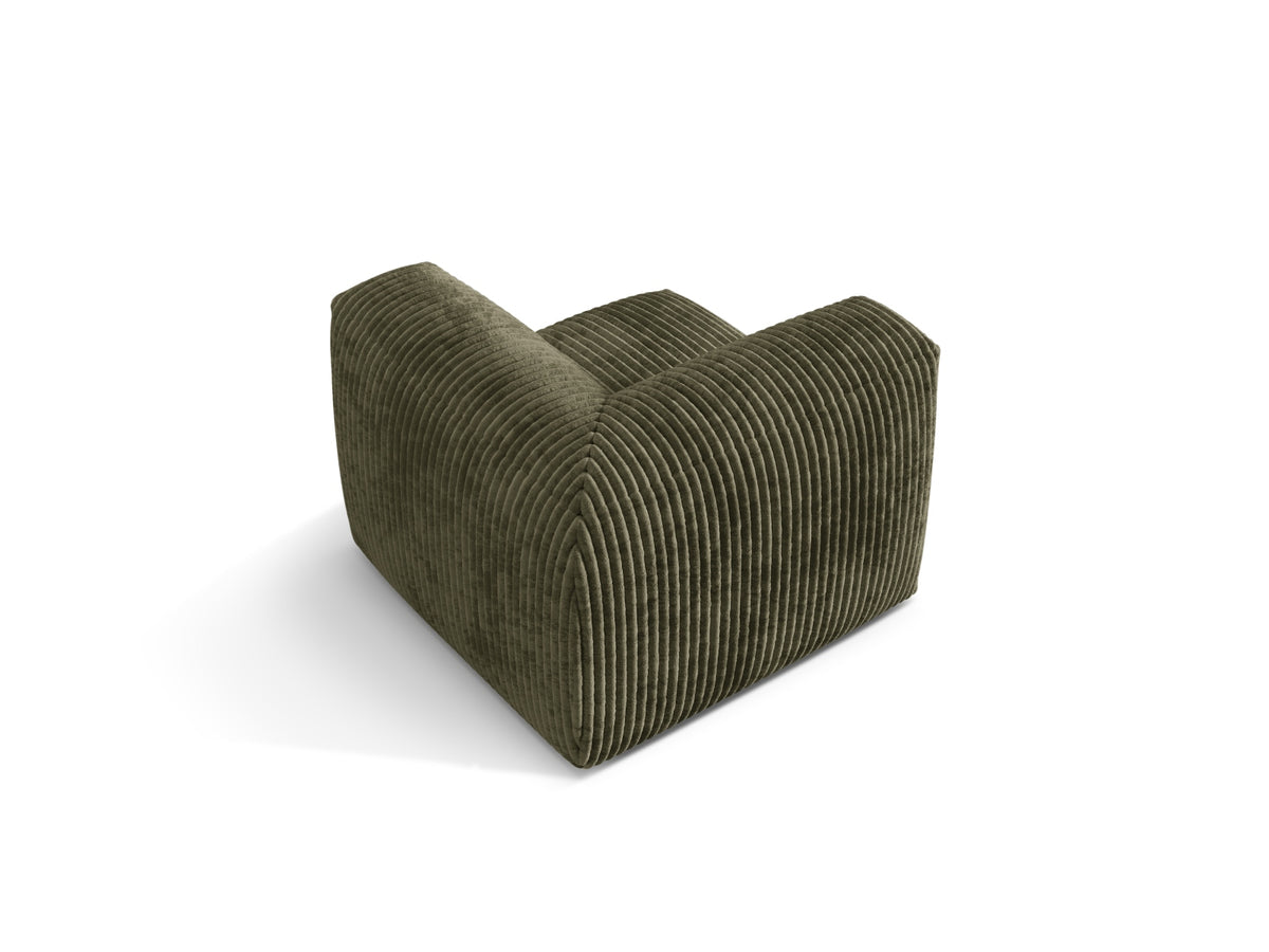Martina Modul Armless 1 Sitzer in Moss Green-Tilia präsentiert im Onlineshop von KAQTU Design AG. Modulares Sofa ist von Micadoni