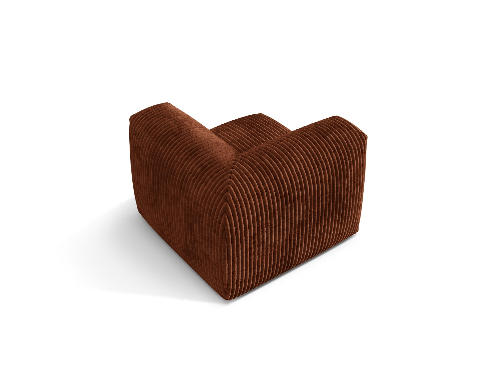 Martina Modul Armless 1 Sitzer in Brick präsentiert im Onlineshop von KAQTU Design AG. Modulares Sofa ist von Micadoni