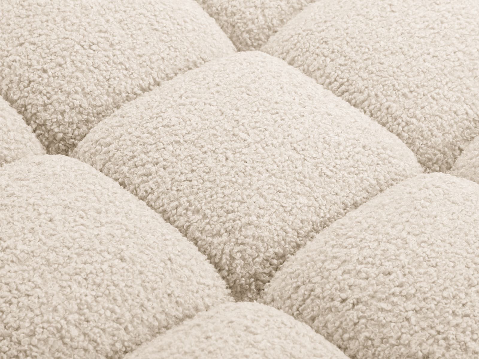 Elegantes 1-Sitzer Eckmodul Bellis in sanftem Beige, ideal für individuelle Sofa-Arrangements und zeitgemäße Einrichtungsideen.