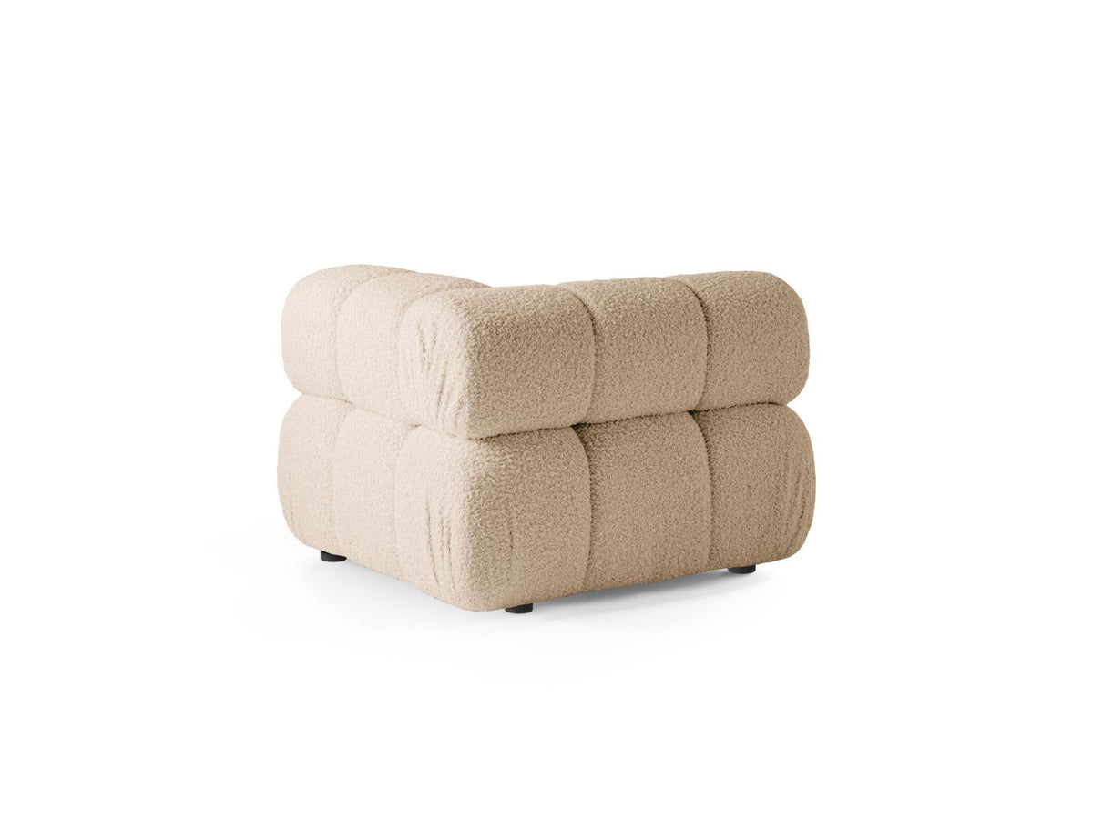 1-Sitzer Eckmodul Bellis in Sand-Rolf präsentiert im Onlineshop von KAQTU Design AG. Modulares Sofa ist von Micadoni
