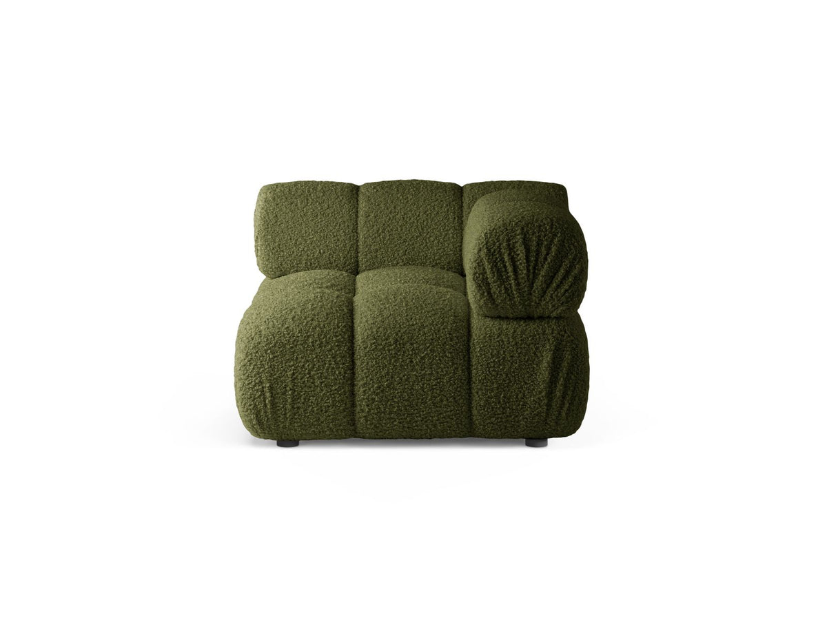 1-Sitzer Eckmodul Bellis in Green-Rolf präsentiert im Onlineshop von KAQTU Design AG. Modulares Sofa ist von Micadoni