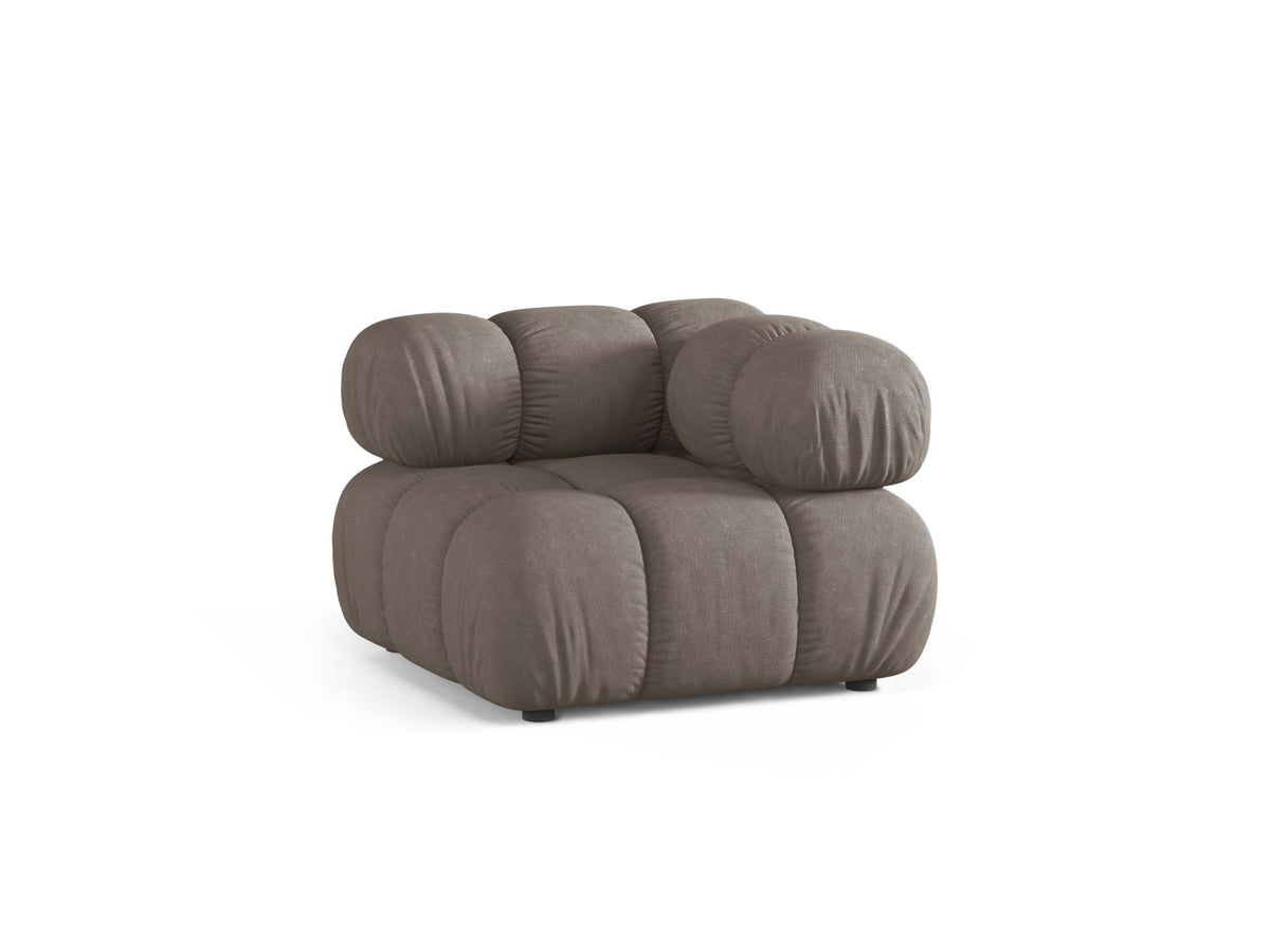 1-Sitzer Eckmodul Bellis in Cappuccino-Liberty präsentiert im Onlineshop von KAQTU Design AG. Modulares Sofa ist von Micadoni