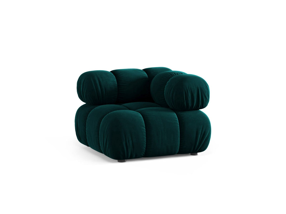 1-Sitzer Eckmodul Bellis in Deep Petrol-Venus präsentiert im Onlineshop von KAQTU Design AG. Modulares Sofa ist von Micadoni