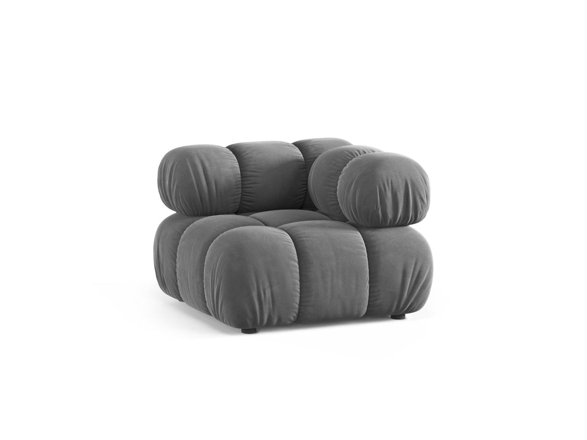 1-Sitzer Eckmodul Bellis in Light Grey-Venus präsentiert im Onlineshop von KAQTU Design AG. Modulares Sofa ist von Micadoni