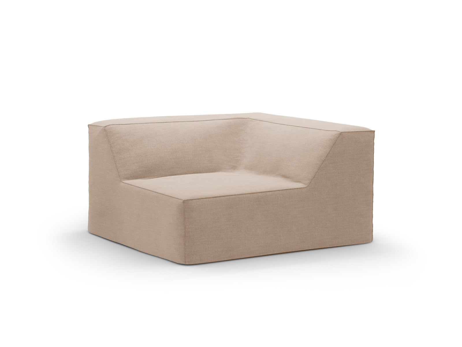 Jodie Corner Modul 1 Sitzer in Sand präsentiert im Onlineshop von KAQTU Design AG. Modulares Sofa ist von Micadoni