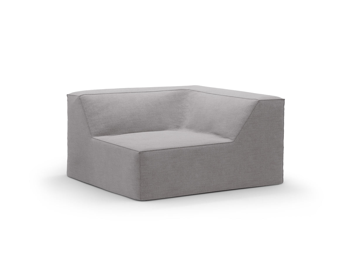 Jodie Corner Modul 1 Sitzer mit abnehmbaren Bezug in Warm grey-LINS präsentiert im Onlineshop von KAQTU Design AG. Modulares Sofa ist von Micadoni