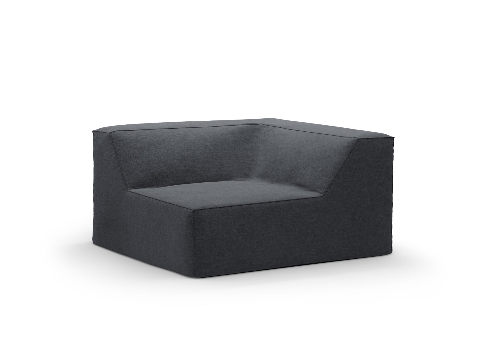 Jodie Corner Modul 1 Sitzer in Grey And Blue präsentiert im Onlineshop von KAQTU Design AG. Modulares Sofa ist von Micadoni
