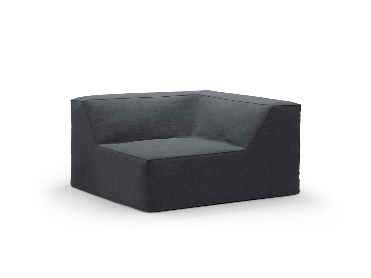 Jodie Corner Modul 1 Sitzer mit abnehmbaren Bezug in Grey und Blue-LINS präsentiert im Onlineshop von KAQTU Design AG. Modulares Sofa ist von Micadoni