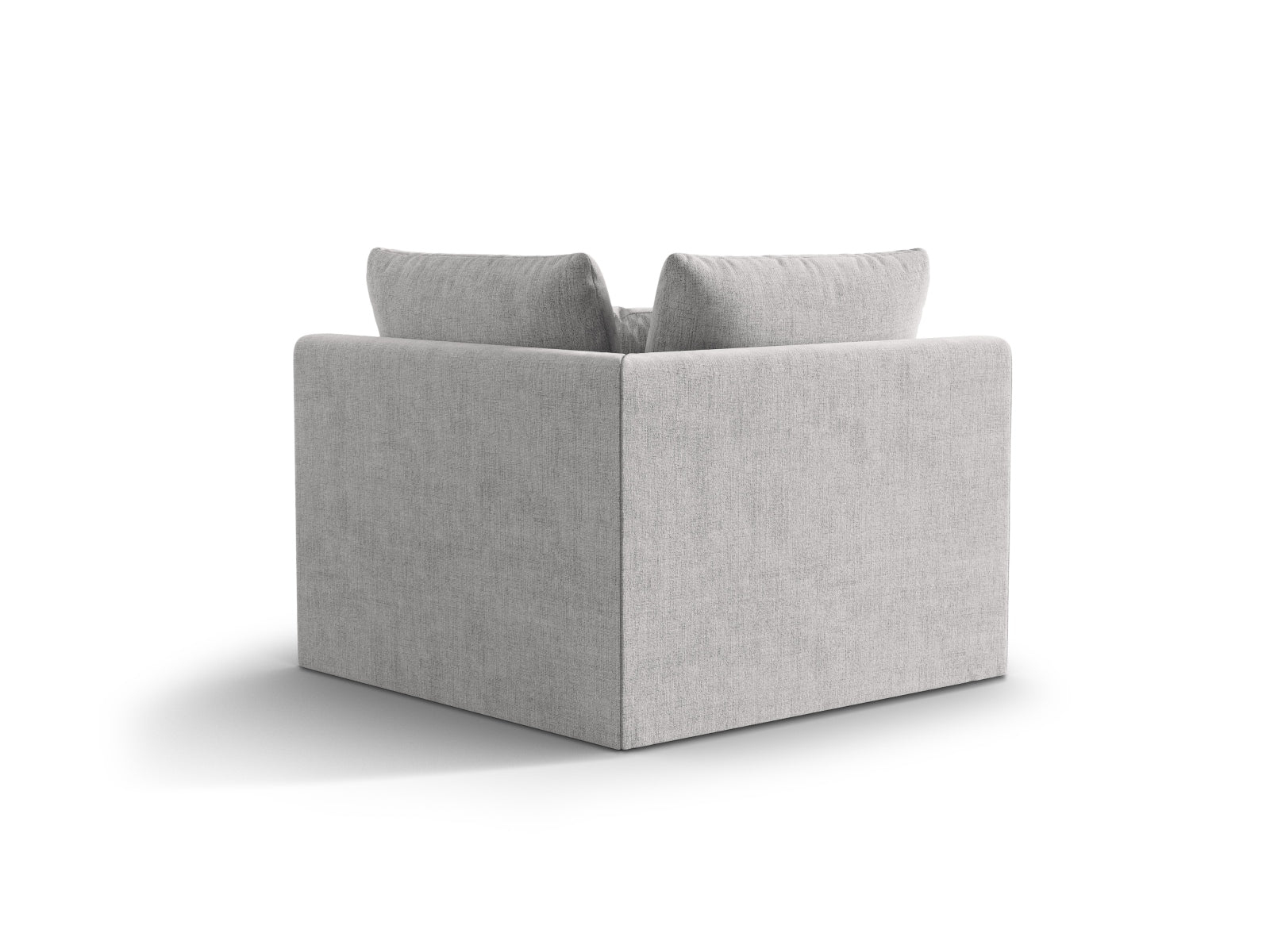 Bloom Corner Modul 1 Sitzer in Silver präsentiert im Onlineshop von KAQTU Design AG. Modulares Sofa ist von Micadoni