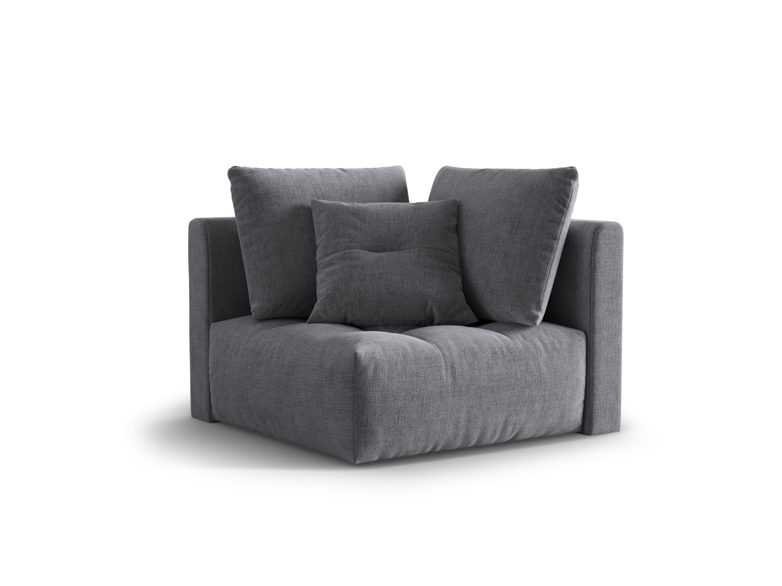 Bloom Corner Modul 1 Sitzer in Grey präsentiert im Onlineshop von KAQTU Design AG. Modulares Sofa ist von Micadoni