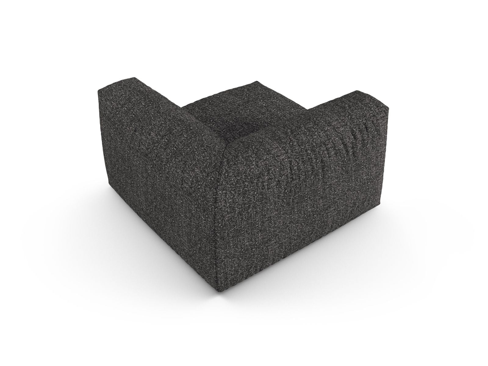 Elegantes 1-Sitzer Eckmodul XL Martina in Anthrazit, ideal für individuelle Sofa-Arrangements und zeitgemäße Einrichtungslösungen.