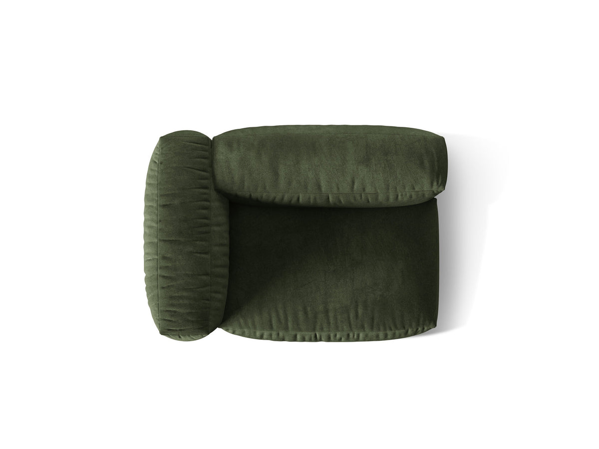 Martina Modul links 1 Sitzer in Green-Vogue präsentiert im Onlineshop von KAQTU Design AG. Modulares Sofa ist von Micadoni