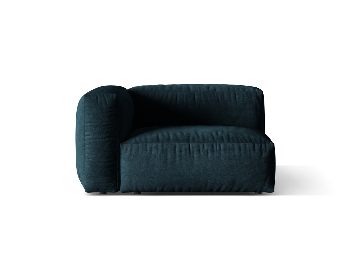 Martina Modul links 1 Sitzer in Deep Petrol-Vogue präsentiert im Onlineshop von KAQTU Design AG. Modulares Sofa ist von Micadoni
