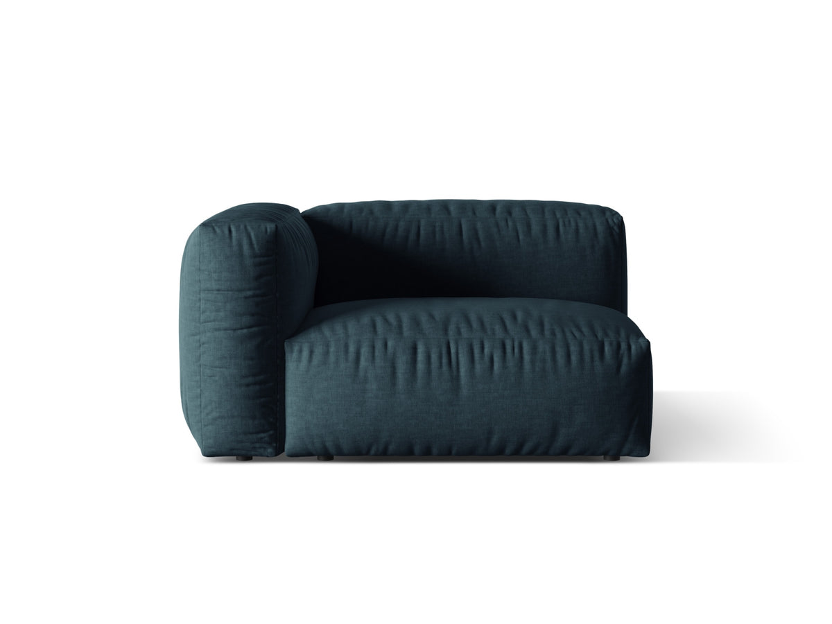 Martina Modul links 1 Sitzer in Blue Jeans-Boston präsentiert im Onlineshop von KAQTU Design AG. Modulares Sofa ist von Micadoni
