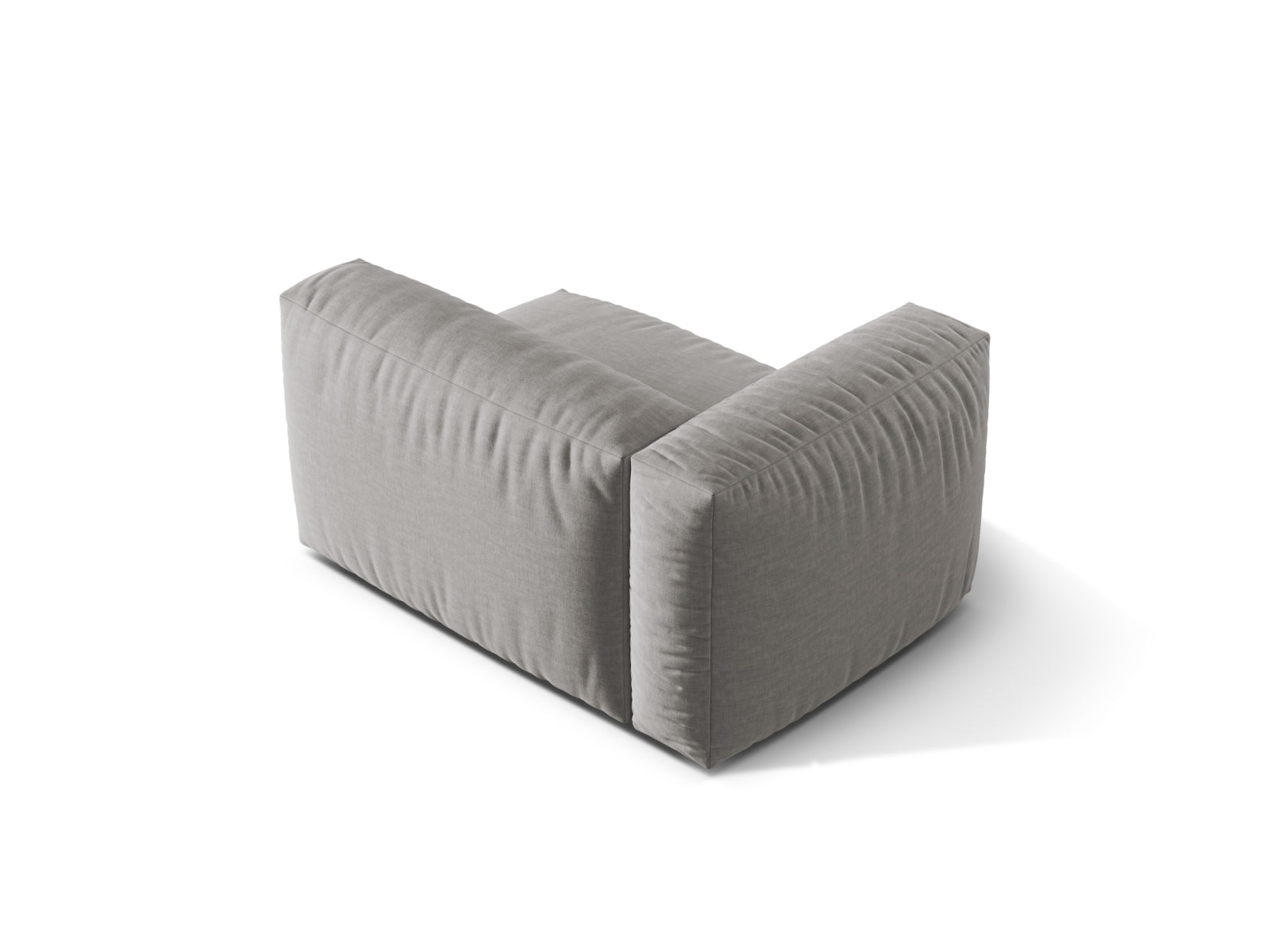 Martina Modul links 1 Sitzer in Light Grey präsentiert im Onlineshop von KAQTU Design AG. Modulares Sofa ist von Micadoni