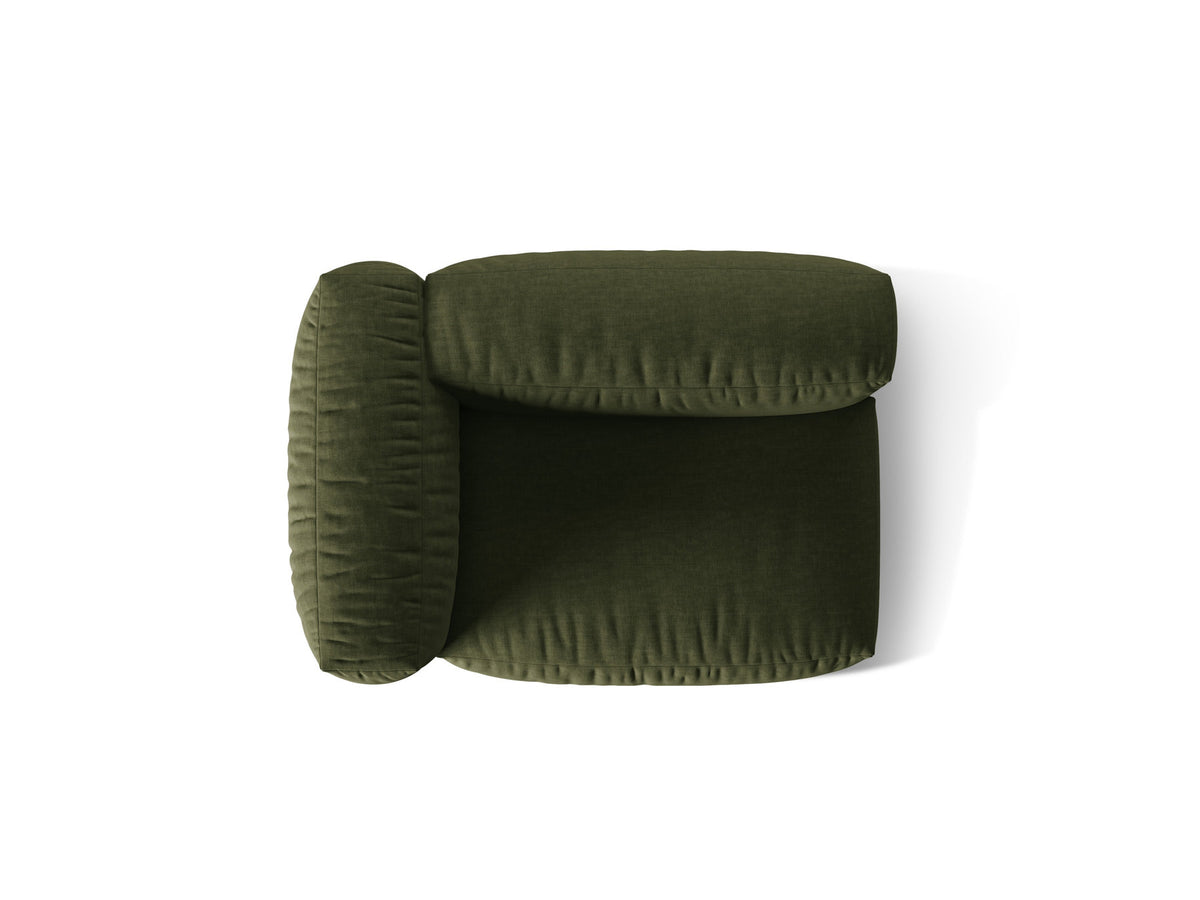 Martina Modul links 1 Sitzer in Green-Boston präsentiert im Onlineshop von KAQTU Design AG. Modulares Sofa ist von Micadoni
