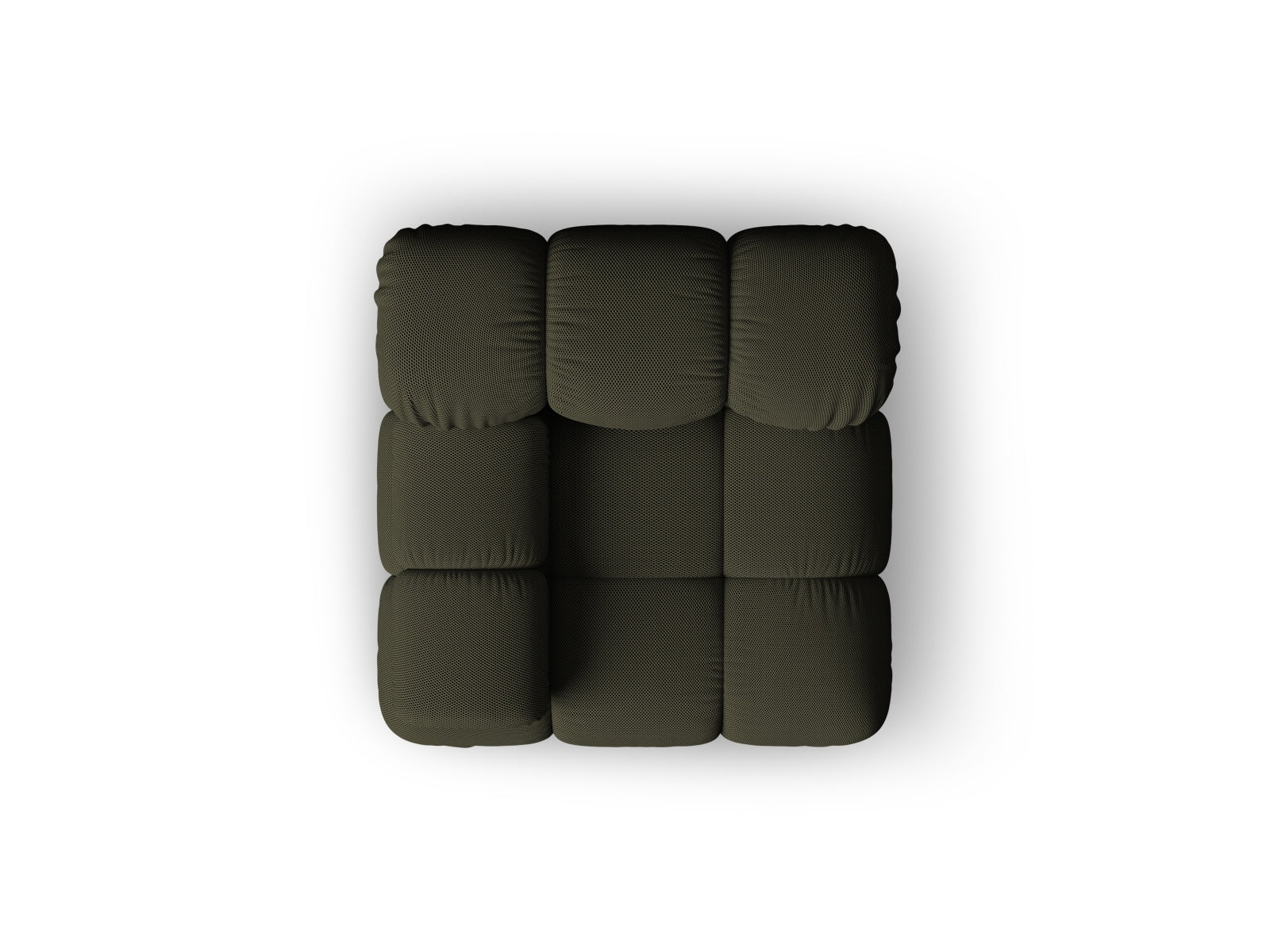 Stylisches Bellis Modul links 1 Sitzer in Amazon Green-Sonic, perfekt für moderne Wohnkonzepte und vielseitige Raumgestaltungen.