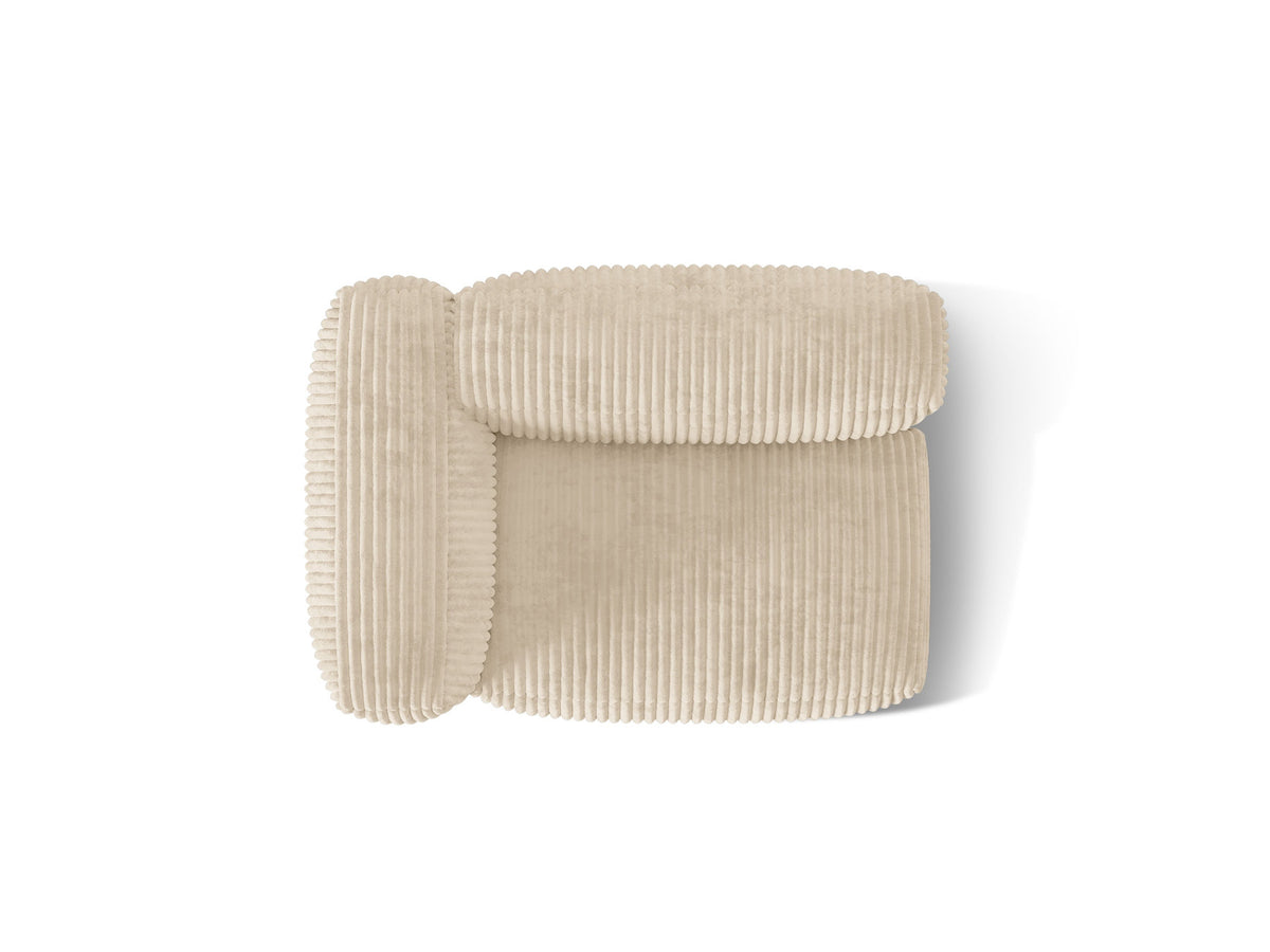 Martina Modul links 1 Sitzer in Light Beige-Tilia präsentiert im Onlineshop von KAQTU Design AG. Modulares Sofa ist von Micadoni