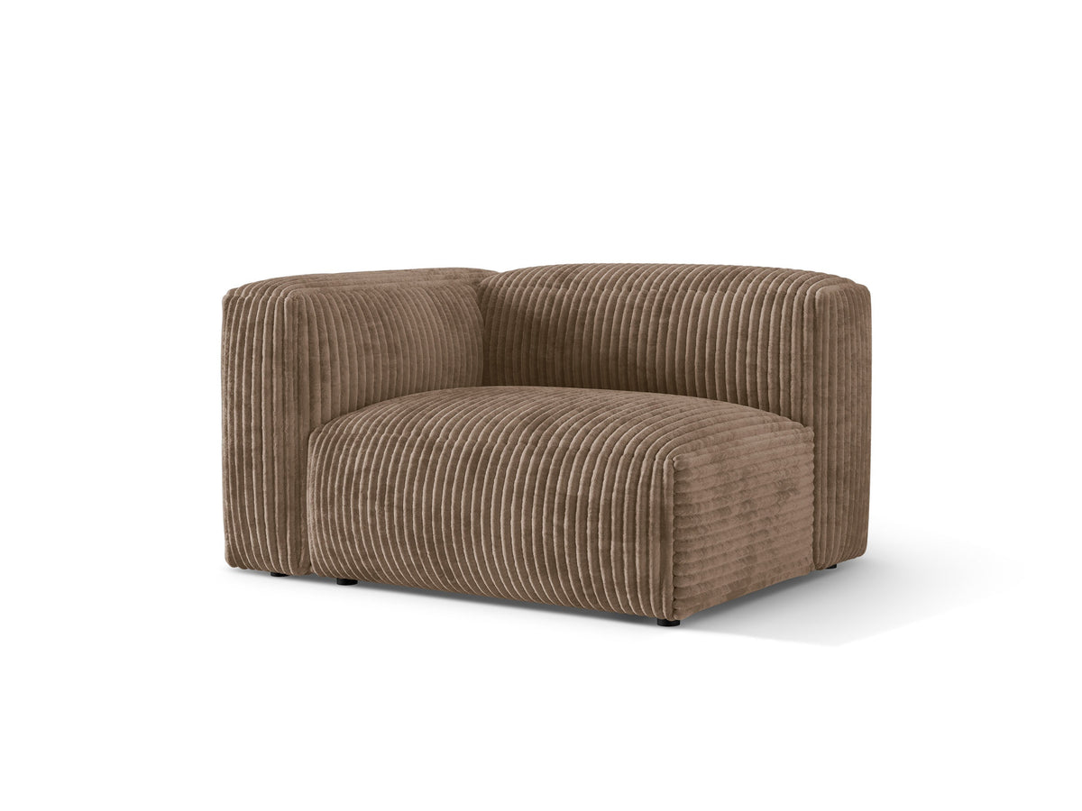 Martina Modul links 1 Sitzer in Acorn-Tilia präsentiert im Onlineshop von KAQTU Design AG. Modulares Sofa ist von Micadoni