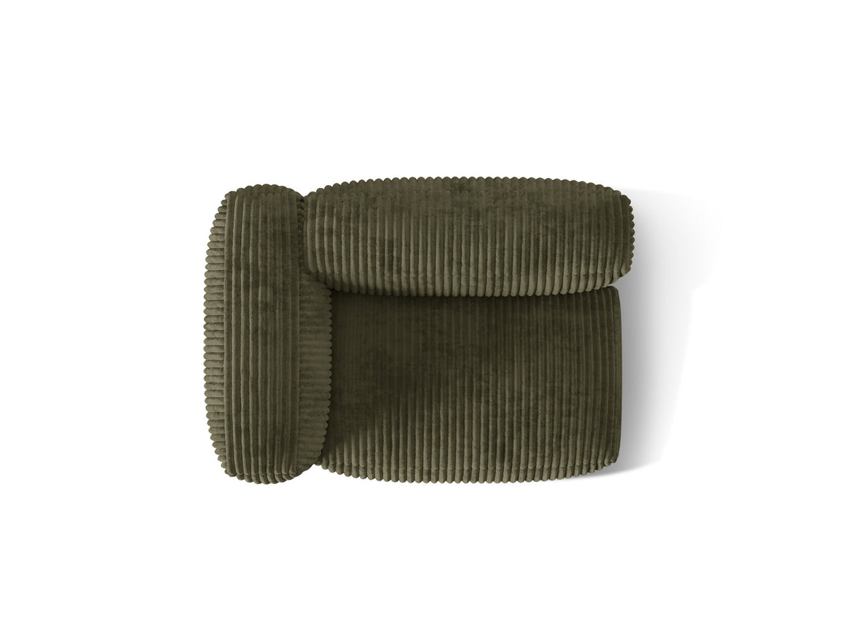 Martina Modul links 1 Sitzer in Moss Green-Tilia präsentiert im Onlineshop von KAQTU Design AG. Modulares Sofa ist von Micadoni
