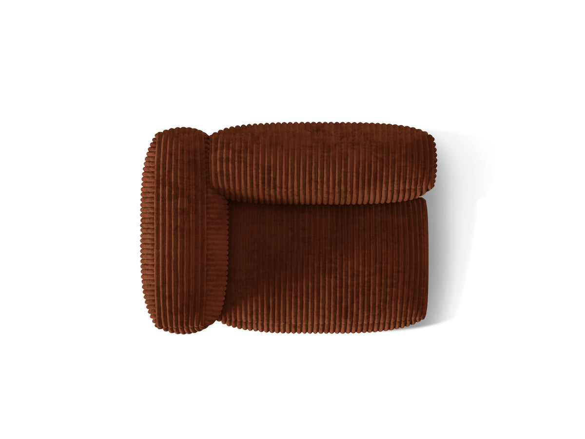 Martina Modul links 1 Sitzer in Brick-Tilia präsentiert im Onlineshop von KAQTU Design AG. Modulares Sofa ist von Micadoni