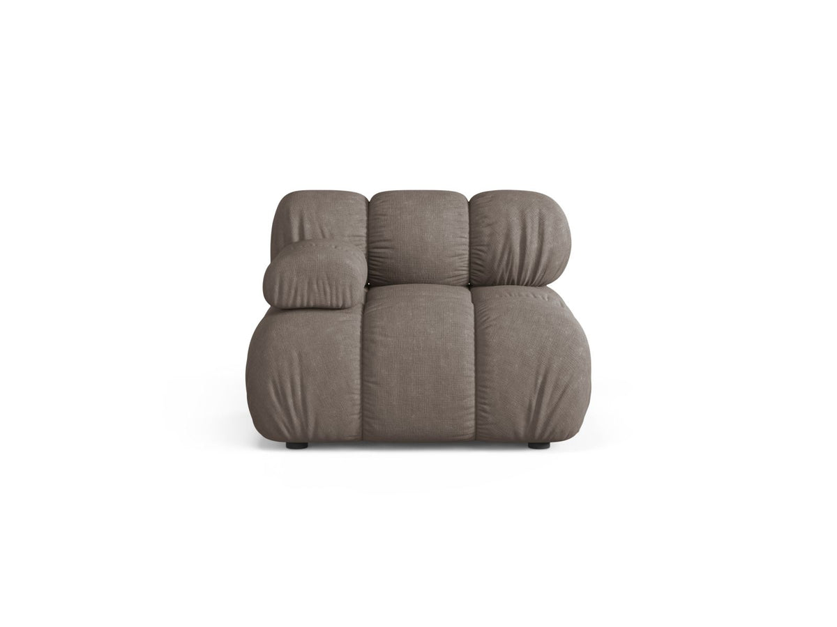 1-Sitzer Modul links Bellis in Cappuccino-Liberty präsentiert im Onlineshop von KAQTU Design AG. Modulares Sofa ist von Micadoni