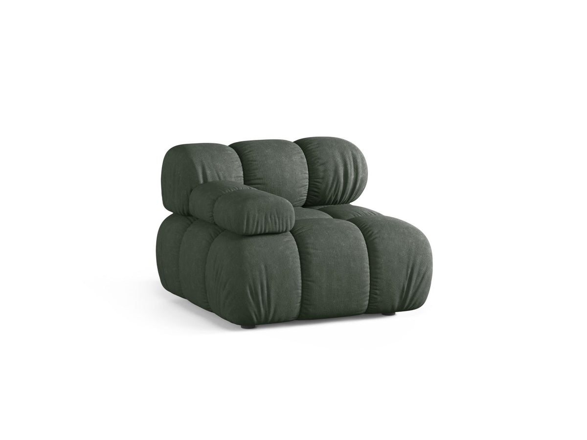 1-Sitzer Modul links Bellis in Moss Green-Liberty präsentiert im Onlineshop von KAQTU Design AG. Modulares Sofa ist von Micadoni