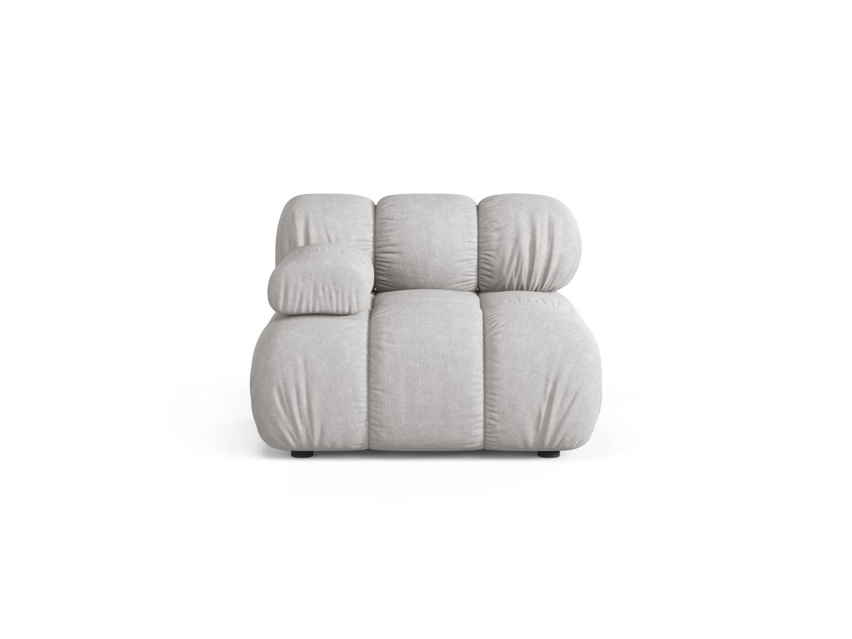 1-Sitzer Modul links Bellis in Light Grey-Liberty präsentiert im Onlineshop von KAQTU Design AG. Modulares Sofa ist von Micadoni