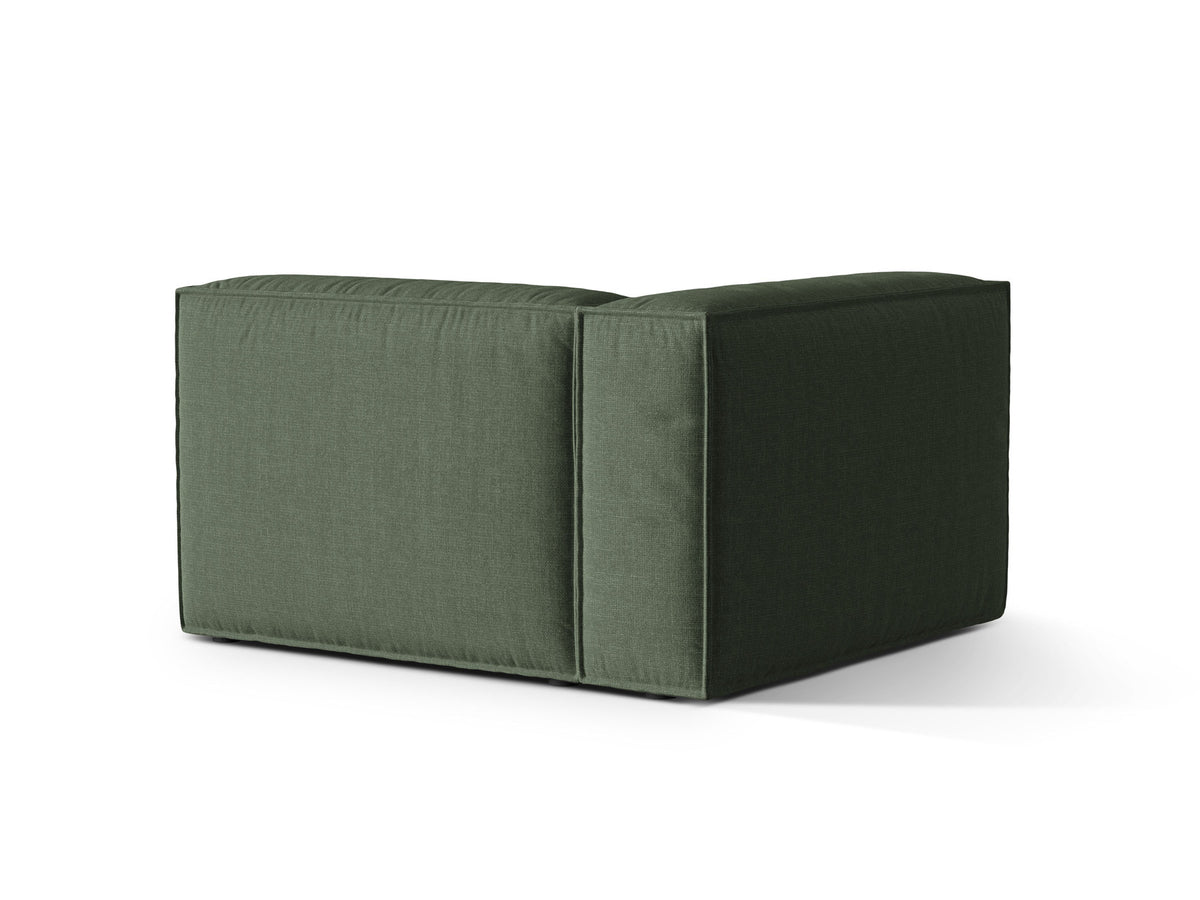 1-Sitzer Modulares Sofa links Nuria in Moss Green-Liberty präsentiert im Onlineshop von KAQTU Design AG. Modulares Sofa ist von Micadoni
