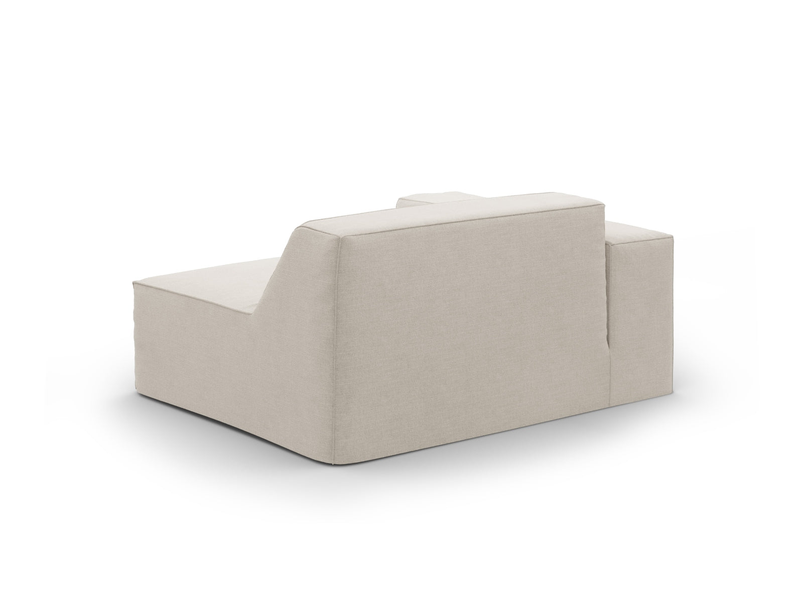 Stylischer Jodie Modul links 1 Sitzer in Natural-LINS, perfekt für kreative Raumgestaltungen. Hochwertiges Sofa von Micadoni.