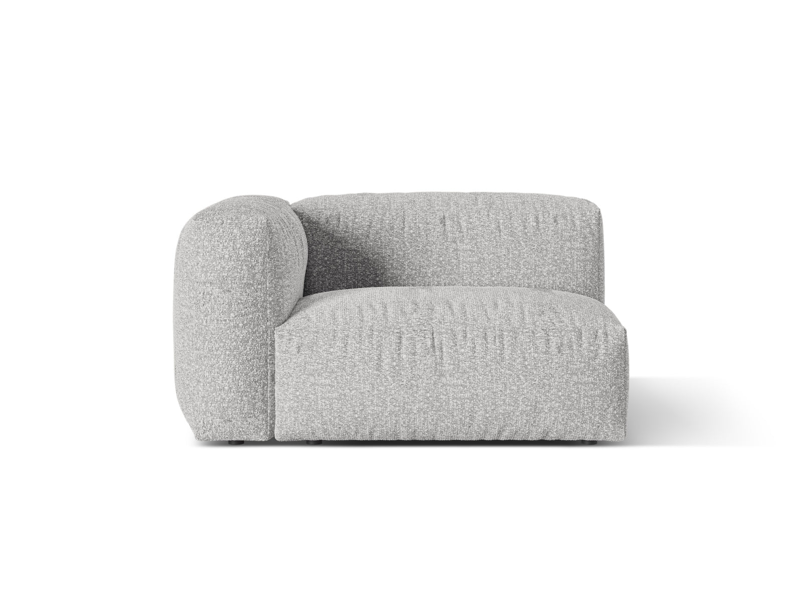 1-Sitzer Sofa Martina Wide links in Silver-Monet präsentiert im Onlineshop von KAQTU Design AG. Modulares Sofa ist von Micadoni