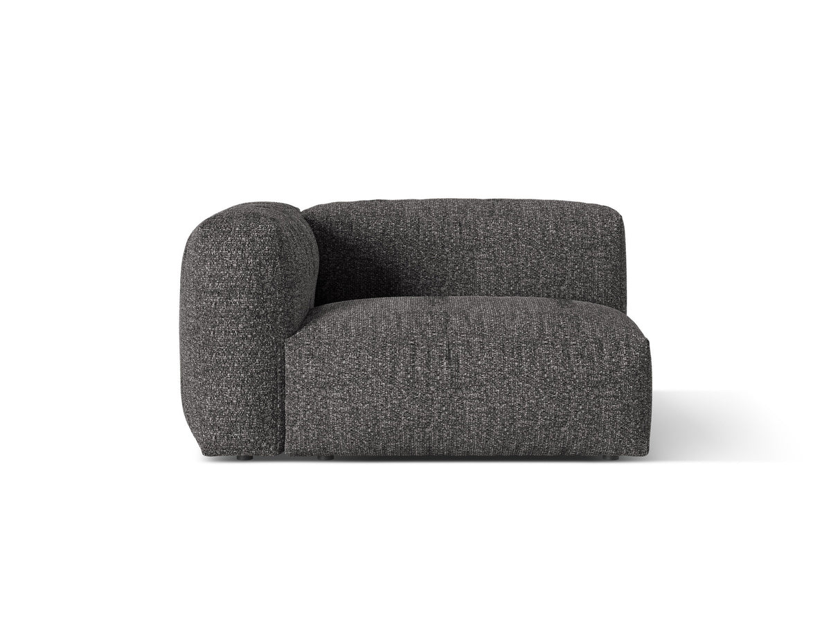 1-Sitzer Sofa Martina Wide links in Anthracite-Monet präsentiert im Onlineshop von KAQTU Design AG. Modulares Sofa ist von Micadoni