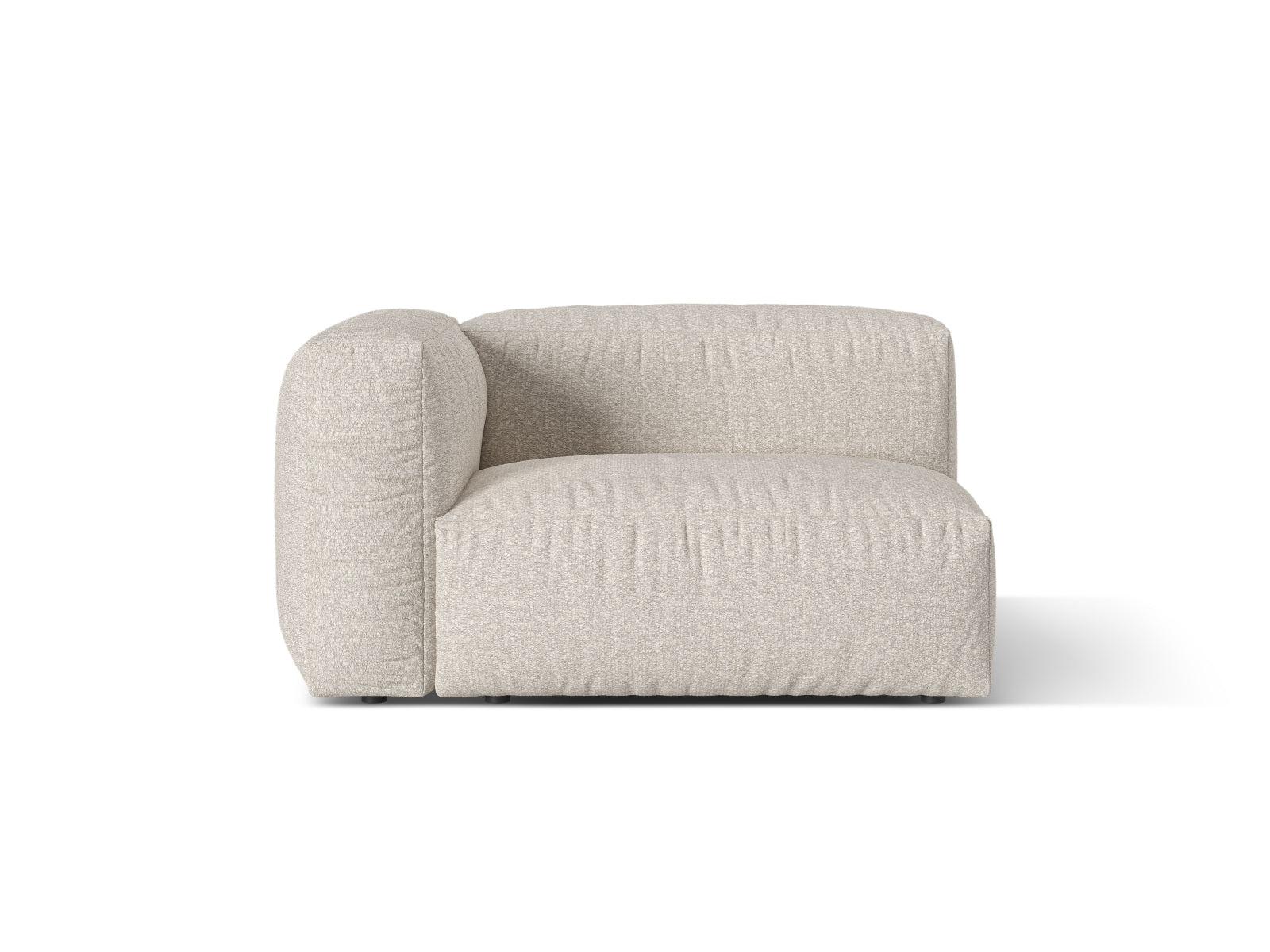 1-Sitzer Sofa Martina Wide links in Beige-Monet präsentiert im Onlineshop von KAQTU Design AG. Modulares Sofa ist von Micadoni