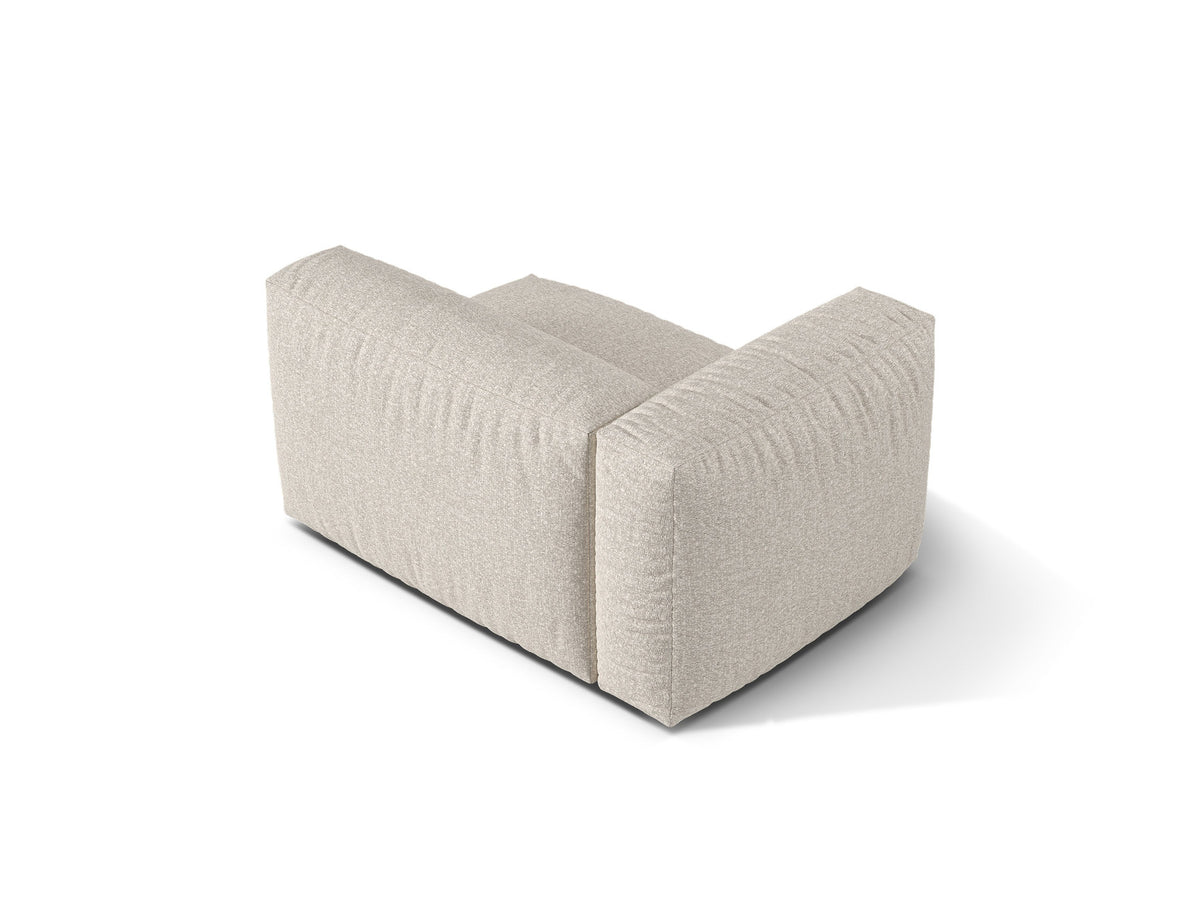 1-Sitzer Sofa Martina Wide links in Beige-Monet präsentiert im Onlineshop von KAQTU Design AG. Modulares Sofa ist von Micadoni