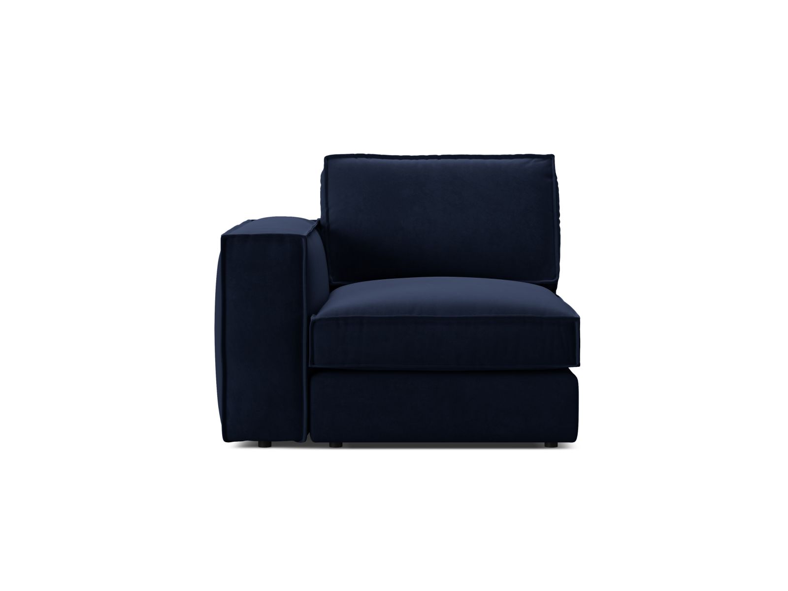 Elegantes 1-Sitzer Modul Pola in Royal Blue, ideal für individuelle Sofa-Arrangements und zeitgemäße Einrichtungsideen.