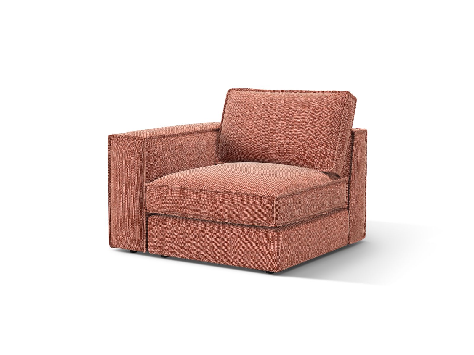Stylisches 1-Sitzer Modul Pola von Micadoni, perfekt für kreative Sofa-Layouts und zeitgemäße Einrichtungsideen.
