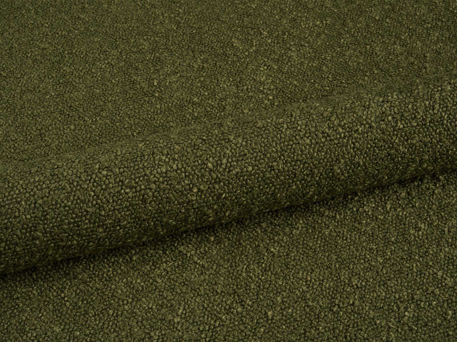 Elegantes 1-Sitzer Modul links Jodie in sattem Olivgrün, ideal für individuelle Sofa-Arrangements und modernes Wohndesign von Micadoni.