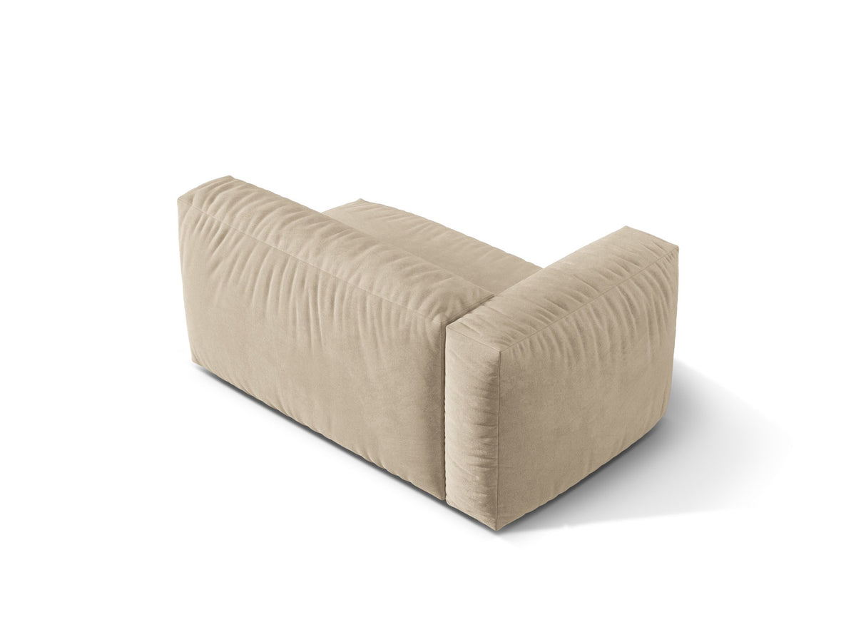 Martina Modul links 1 Sitzer in Light Beige-Vogue präsentiert im Onlineshop von KAQTU Design AG. Modulares Sofa ist von Micadoni