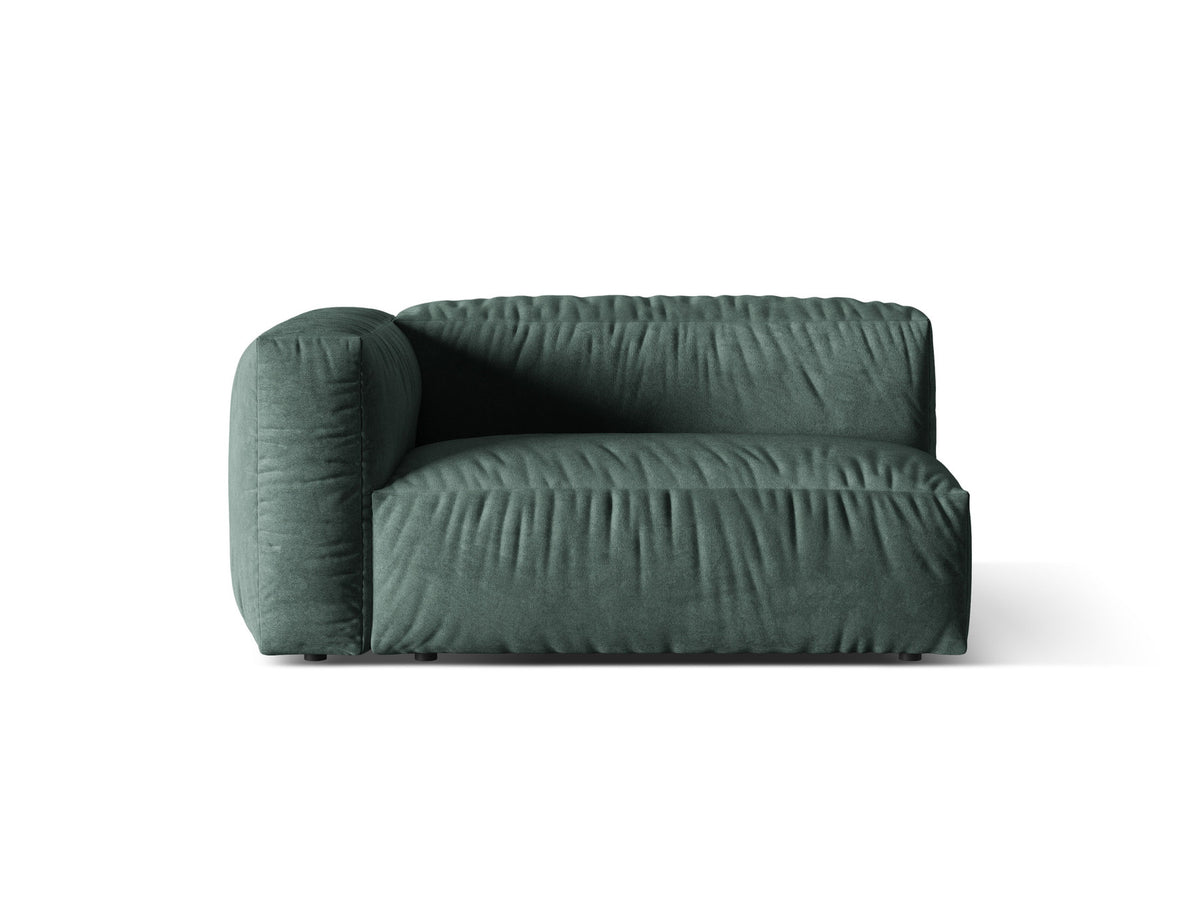Martina Modul links 1 Sitzer in Petrol-Vogue präsentiert im Onlineshop von KAQTU Design AG. Modulares Sofa ist von Micadoni