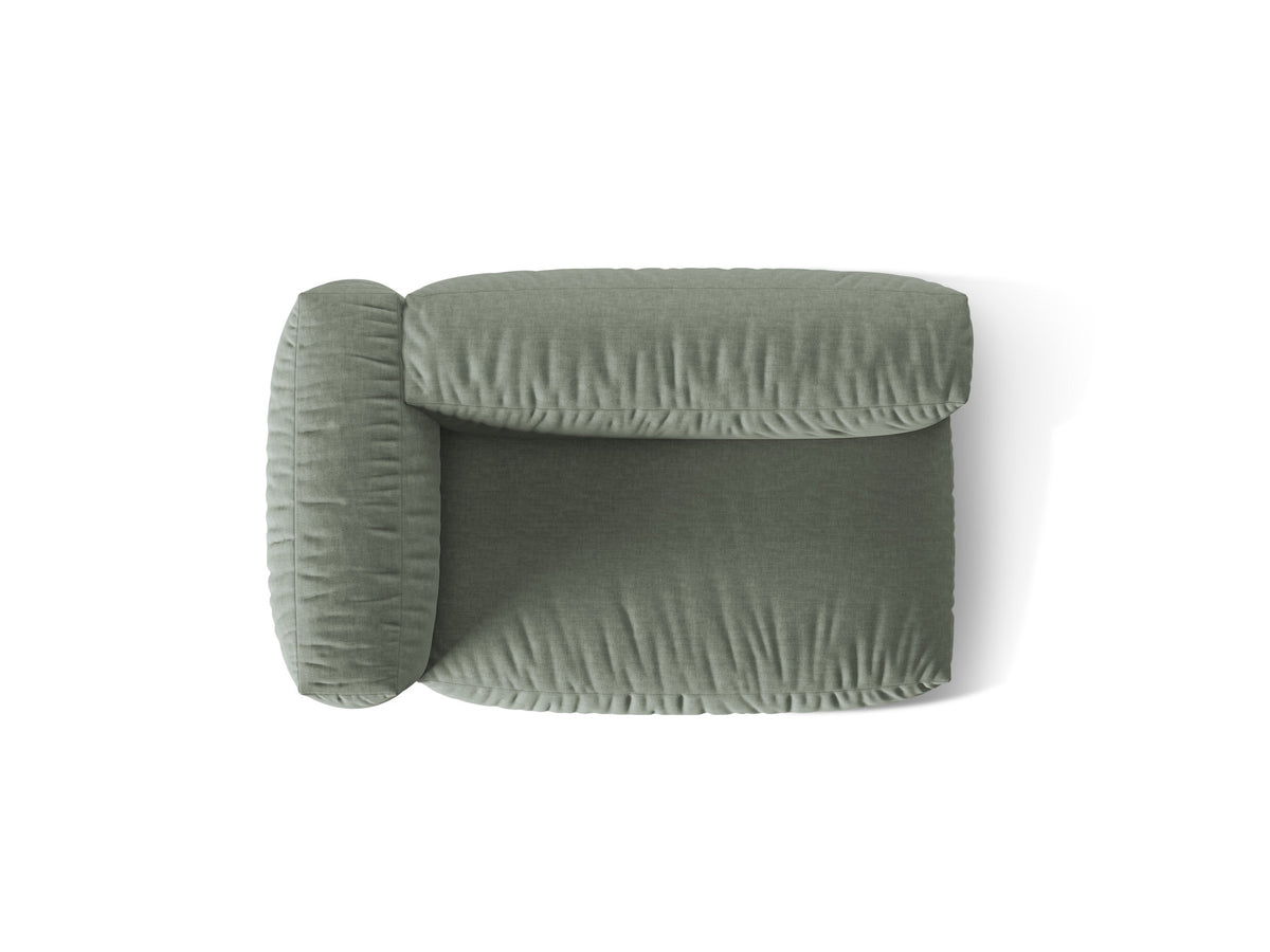 Martina Modul links 1 Sitzer in Moss Green-Boston präsentiert im Onlineshop von KAQTU Design AG. Modulares Sofa ist von Micadoni