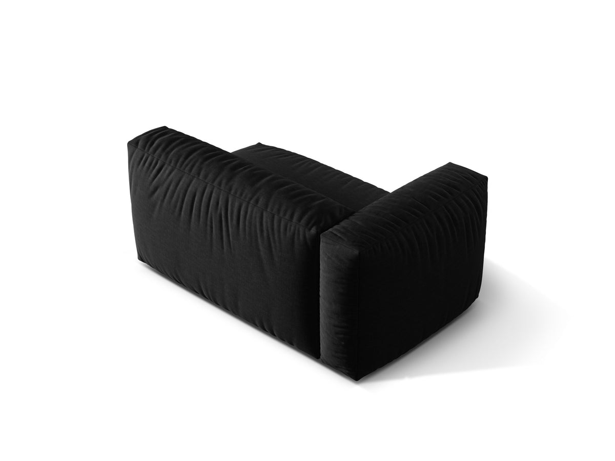 Martina Modul links 1 Sitzer in Black-Boston präsentiert im Onlineshop von KAQTU Design AG. Modulares Sofa ist von Micadoni